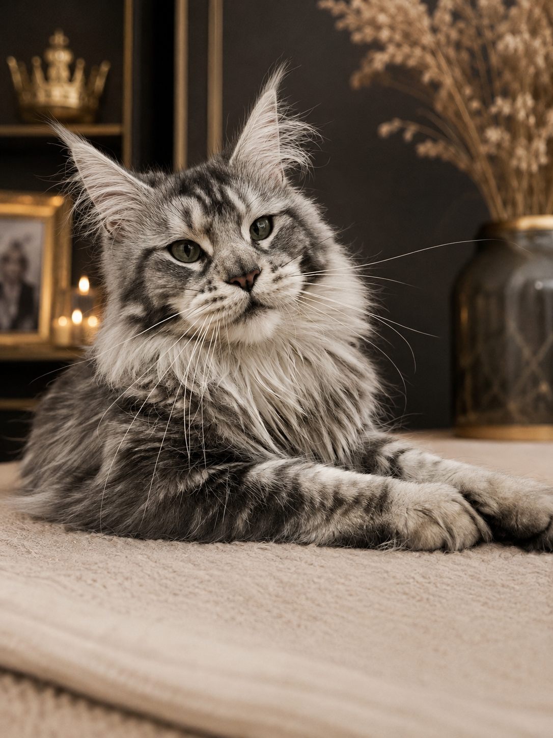 Ysis, femelle reproductrice Maine Coon, élevage Maine Queen